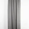 RIDEAU INFINI ANTHRA 140X280CM GALON FRONCEUR PATTE CACHEE