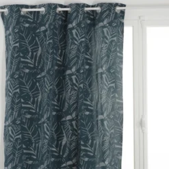 RIDEAU JACQUARD FOLHA CANARD 140X260CM