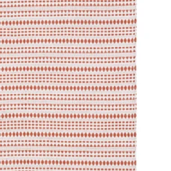 RIDEAU JACQUARD MICAH TERRACOTTA 130X260CM