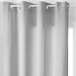 RIDEAU LILOU GRIS CLAIR 140X260CM