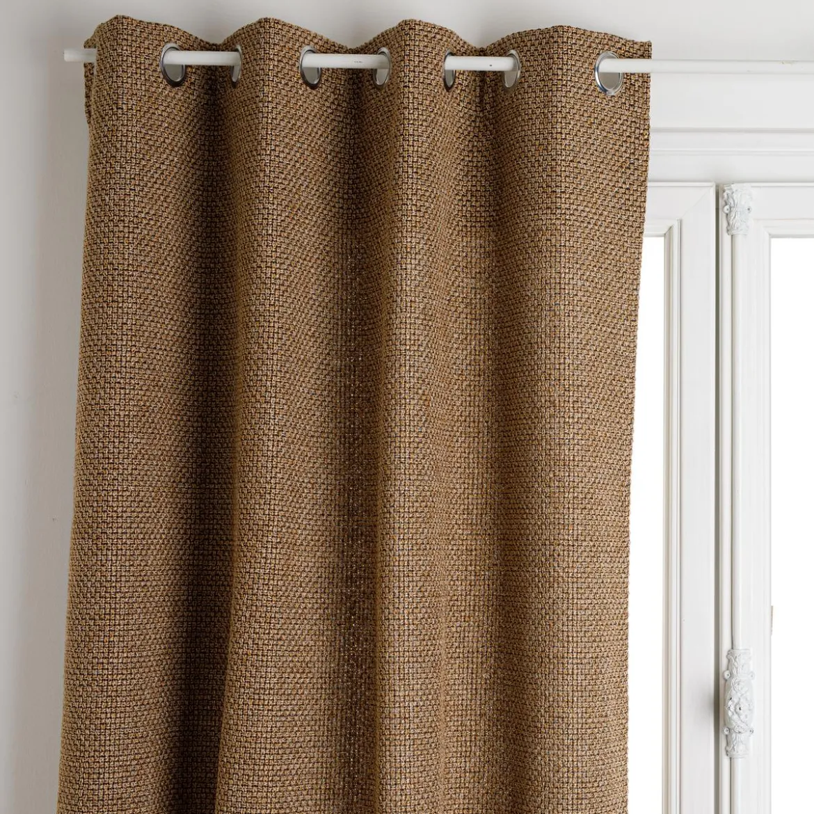 RIDEAU MAILLE WILD LIN 140X260CM