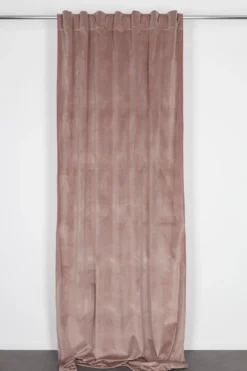 RIDEAU MISTY ROSE 135X280CM GALON FRONCEUR