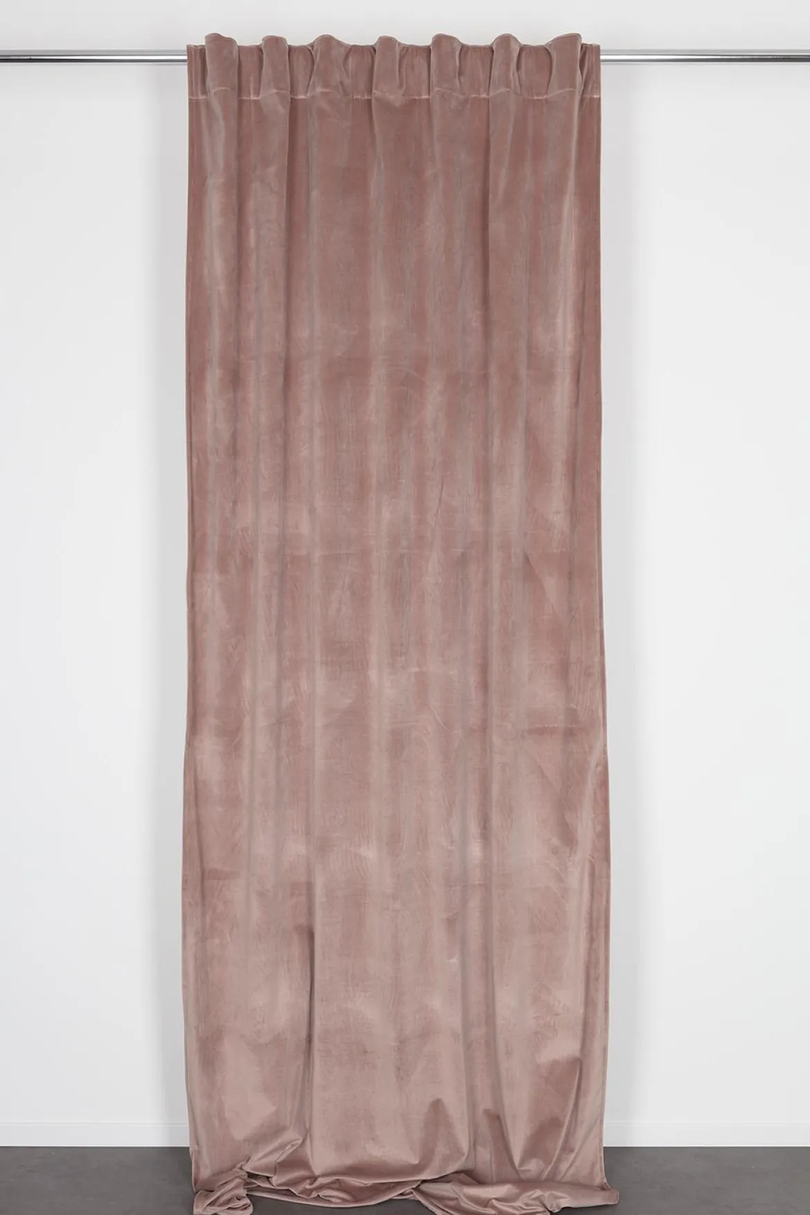 RIDEAU MISTY ROSE 135X280CM GALON FRONCEUR