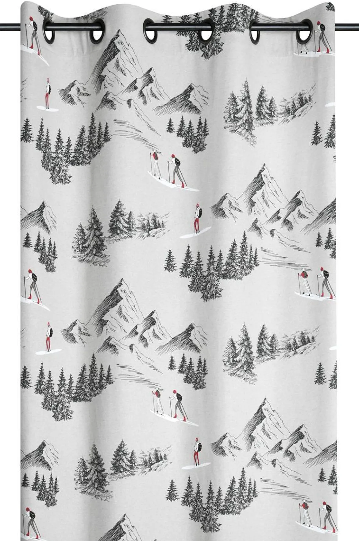 RIDEAU MONTAGNE 145X240CM ANTHRACITE