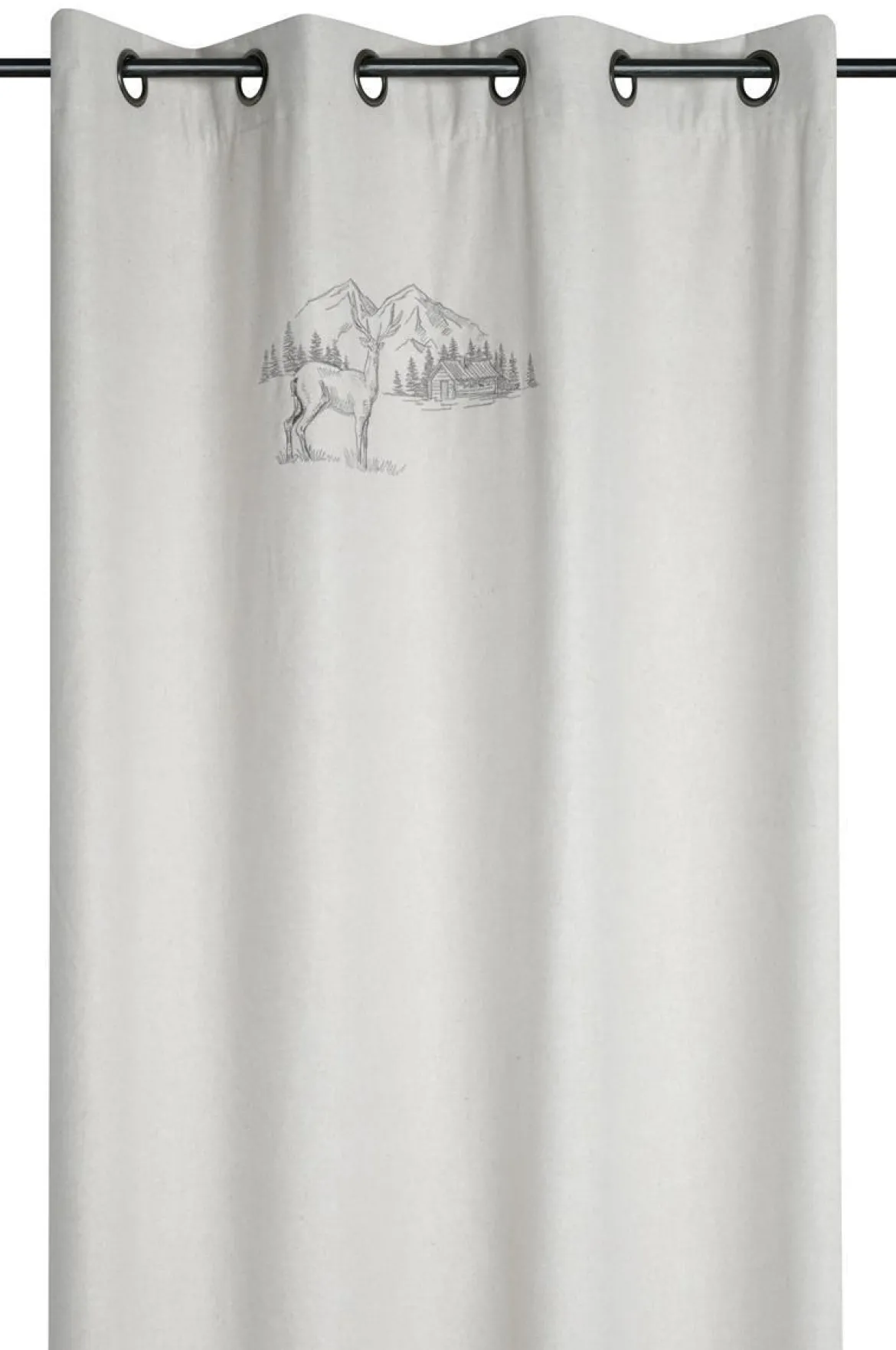 RIDEAU MONTAGNE 135X260CM NATUREL