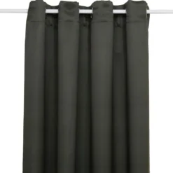 RIDEAU OCCULTANT KAKI 135X240CM X2 PIECES