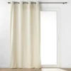 RIDEAU OEILLETS 140X240CM BOUCLETTE UNIE WOOLY NATUREL