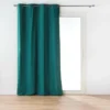 RIDEAU OEILLETS 135X260CM COTON TWILY EMERAUDE