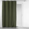 RIDEAU OEILLETS 140X240CM COTON UNI MISTRALINE KAKI