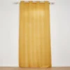 RIDEAU OEILLETS 140X260CM FILS METALLISES ZELINE JAUNE