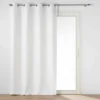 RIDEAU OEILLETS 135X240CM OCCULTANT CHINEA BLANC