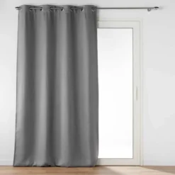 RIDEAU OEILLETS 135X240CM OCCULTANT BLAKE ANTHRACITE