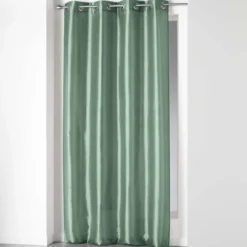 RIDEAU OEILLETS 140X240CM SHANTUNG UNI SHANA SAUGE