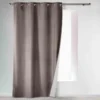 RIDEAU OEILLETS 140X260CM THERMIQUE ICEMOUNT TAUPE