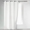 RIDEAU OEILLETS 140X260CM THERMIQUE ICEMOUNT BLANC