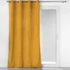 RIDEAU OEILLETS 140X260CM VELOURS COTELE CASUAL OCRE