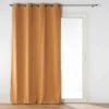 RIDEAU OEILLETS 135X260CM VELOURS UNI NOVANA MIEL