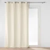 RIDEAU OEILLETS 135X260CM VELOURS UNI NOVANA LIN