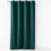 RIDEAU OEILLET 140X240CM SUEDE UNI SULTANE EMERAUDE
