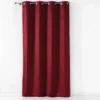 RIDEAU OEILLET 140X240CM SUEDE UNI SULTANE BORDEAUX