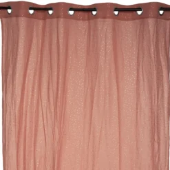 RIDEAU OYA TERRACOTTA 140X250CM