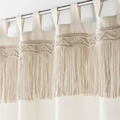 RIDEAU PASSANTS 140X240CM UNI MACRAME SAMAYA