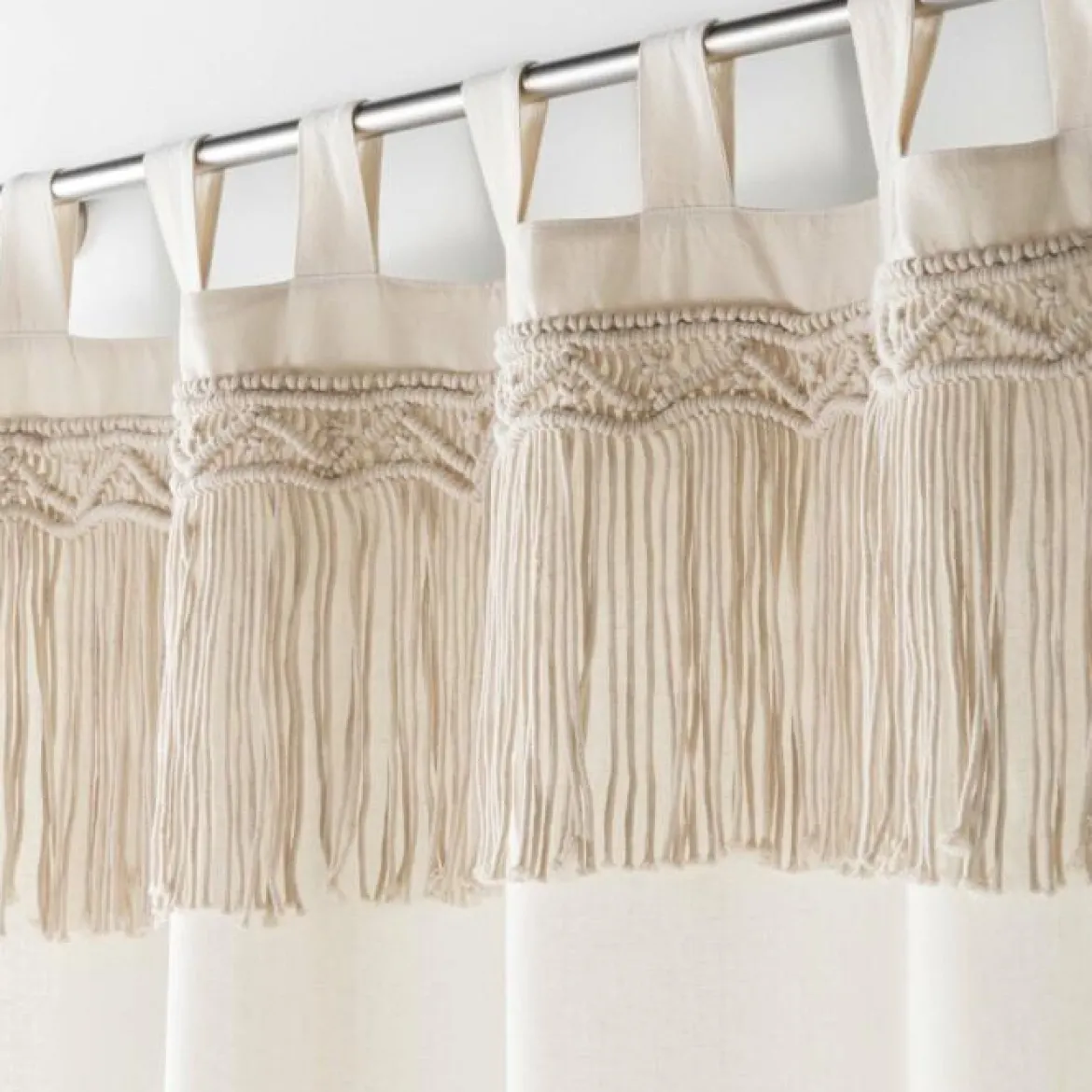 RIDEAU PASSANTS 140X240CM UNI MACRAME SAMAYA