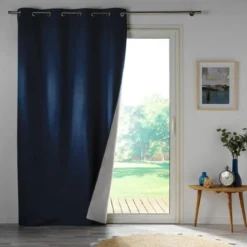 RIDEAU 140 X 260 CM 100 OCCULT CREPUSCULE BLEU