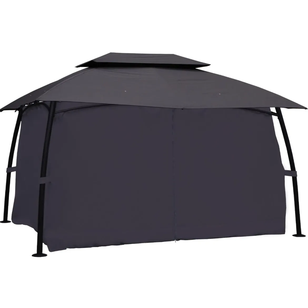 RIDEAUX TONNELLE MALDIVES 4X3M ARDOISE