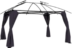 RIDEAUX TONNELLE MALDIVES 4X3M ARDOISE