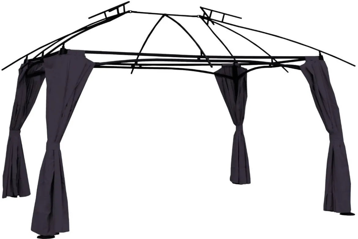 RIDEAUX TONNELLE MALDIVES 4X3M ARDOISE