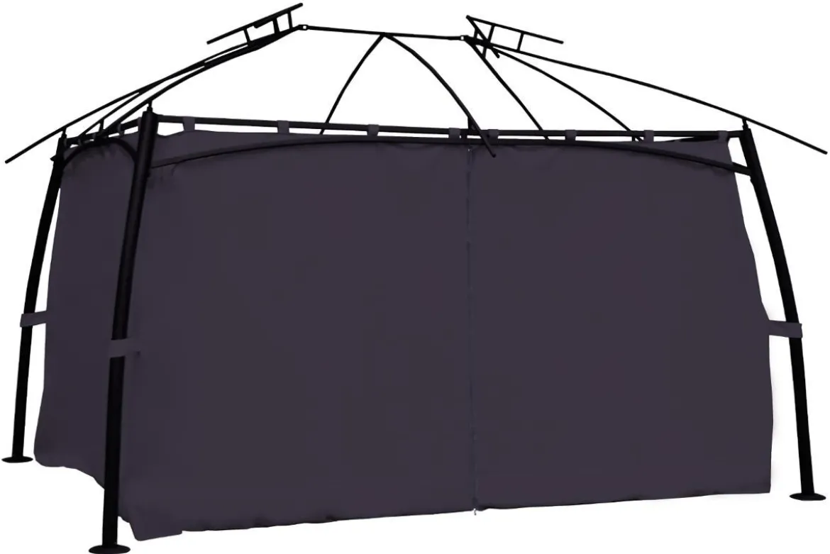 RIDEAUX TONNELLE MALDIVES 4X3M ARDOISE