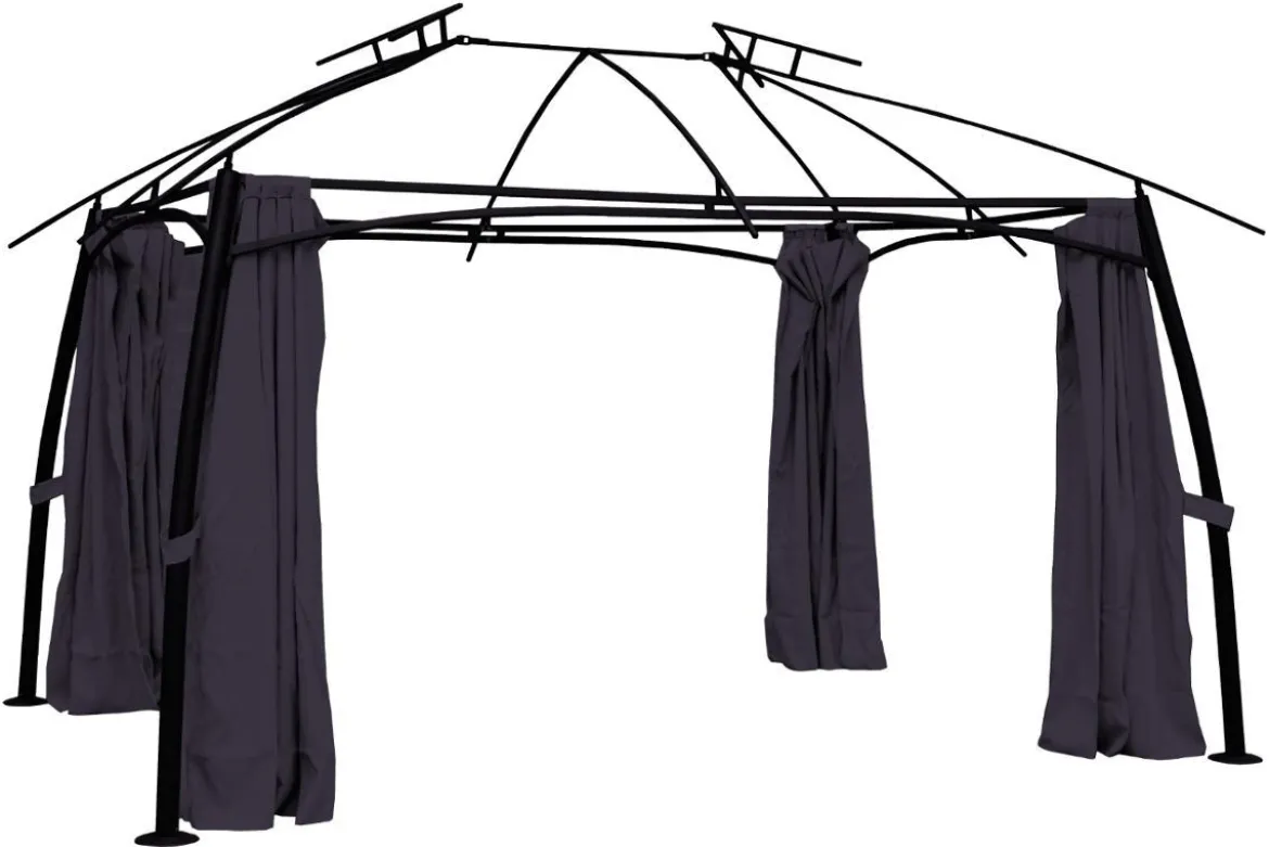 RIDEAUX TONNELLE MALDIVES 4X3M ARDOISE