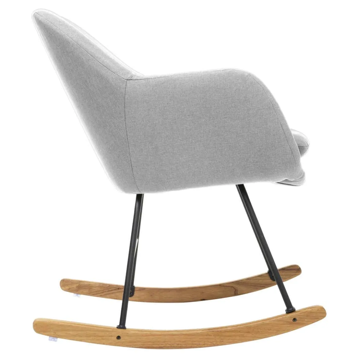 ROCKING CHAIR GRIS PERA