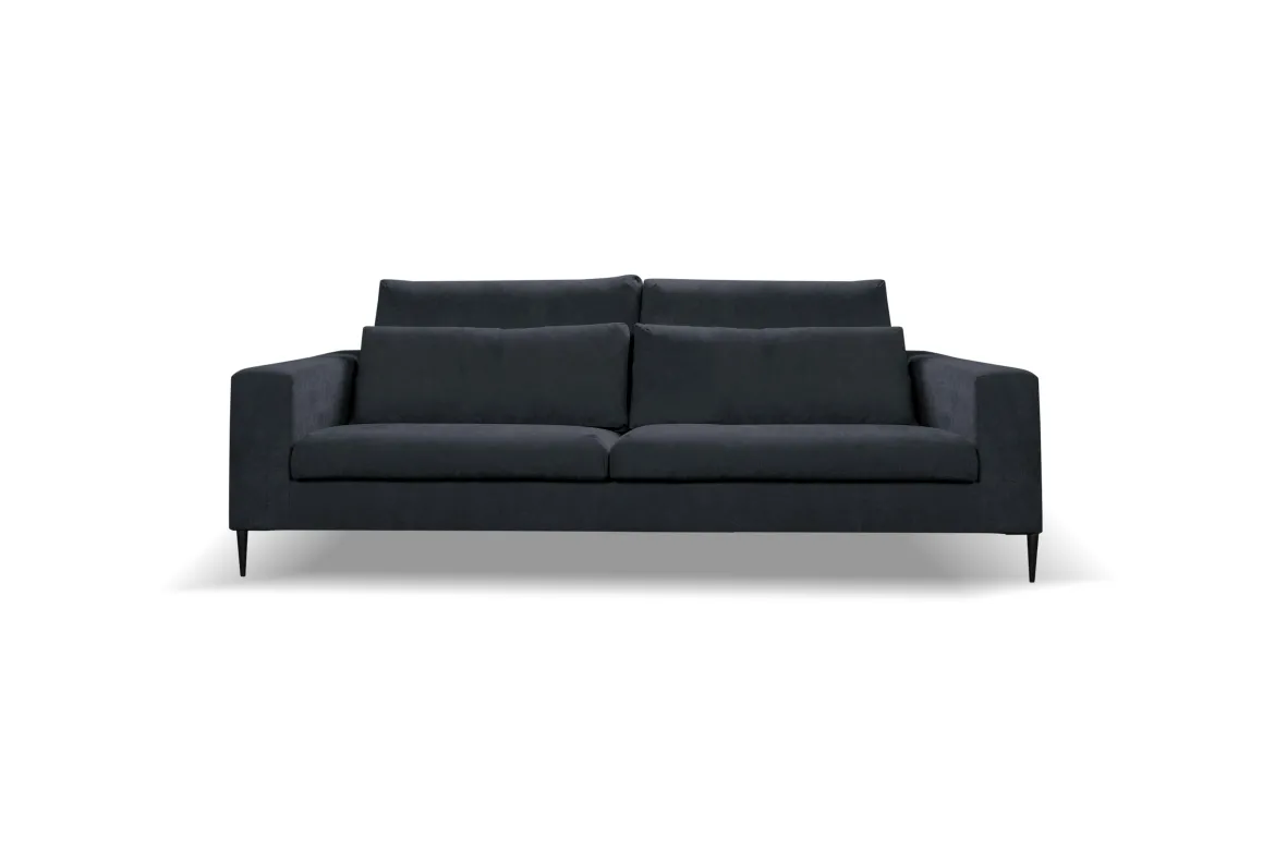 ROMA CANAPE 3 PLACES ANTHRACITE SERENO 696