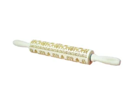 ROULEAU PATISSERIE BOIS MOTIF NOEL