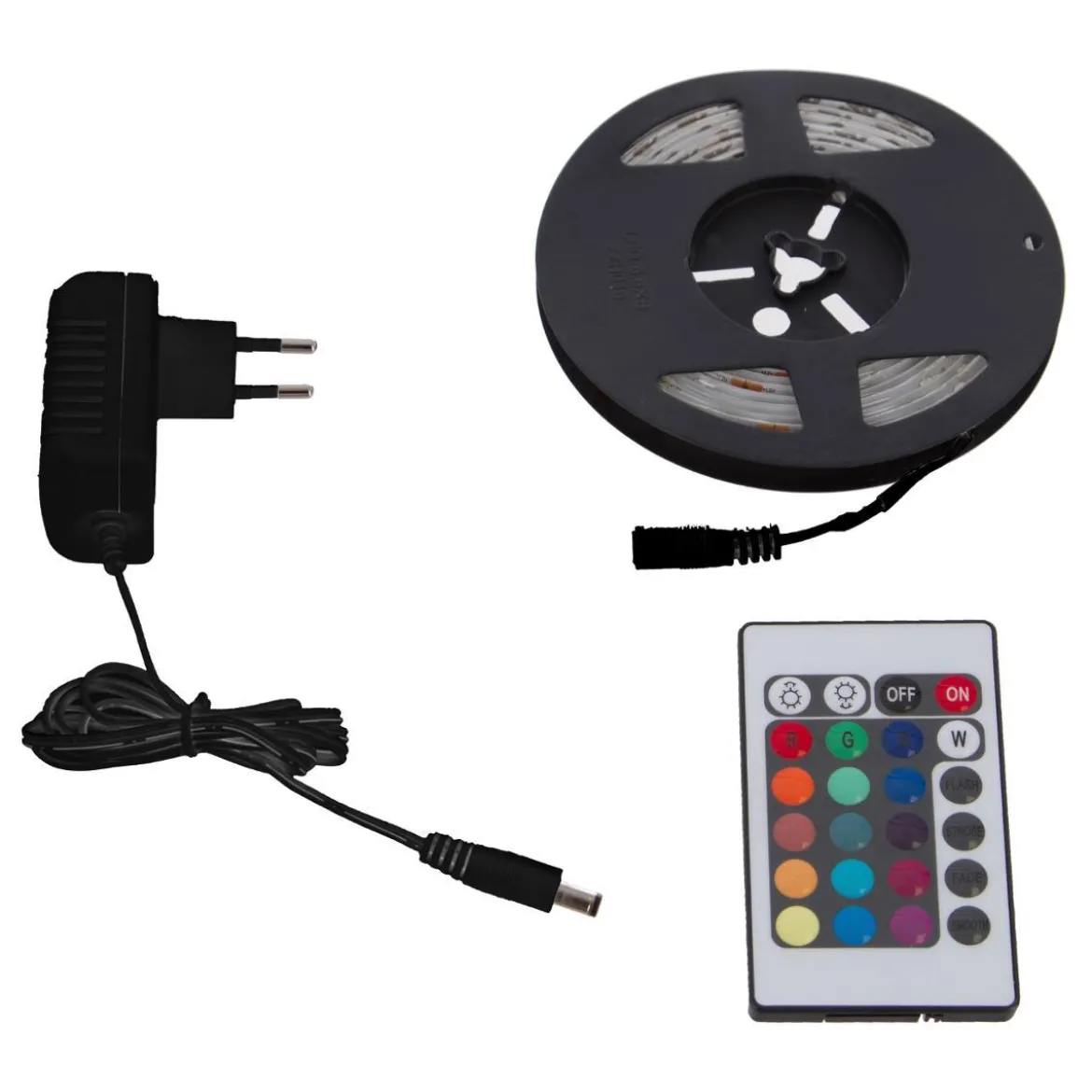 RUBAN LED MULTICOULEUR TELECOMMANDE 5M