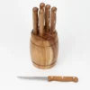 RUSTIKA BLOC DE 6 COUTEAUX STEAK
