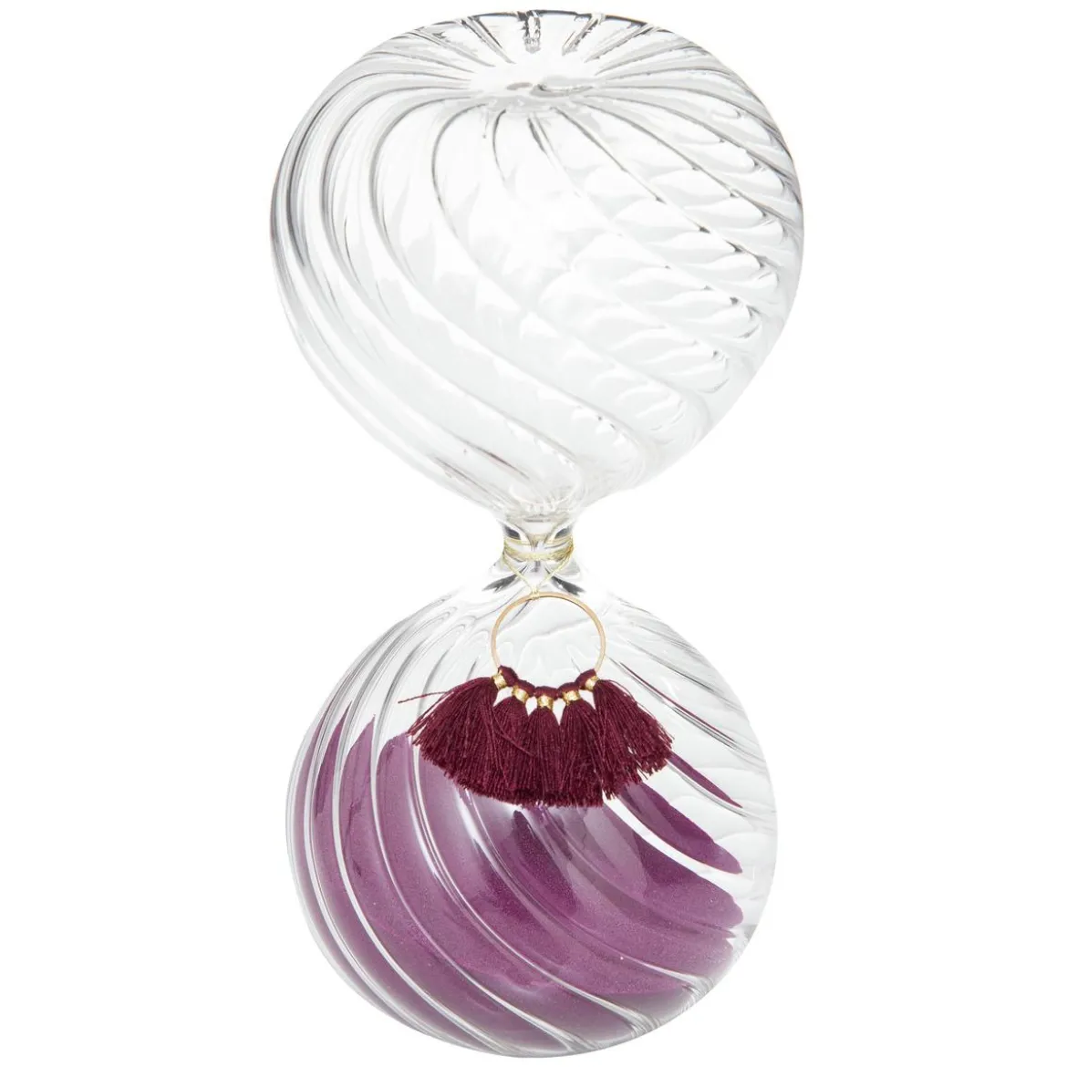 SABLIER POMPON NIGHT H.18.5CM