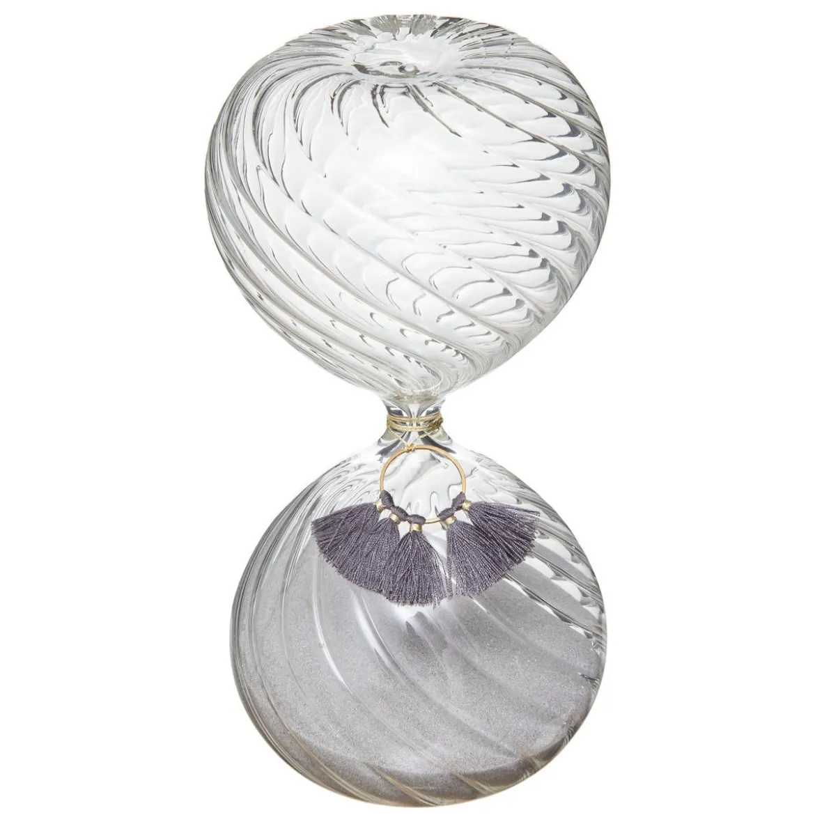 SABLIER POMPON NIGHT H.18.5CM