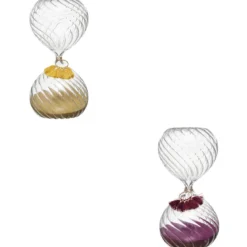 SABLIER POMPON NIGHT H.18.5CM
