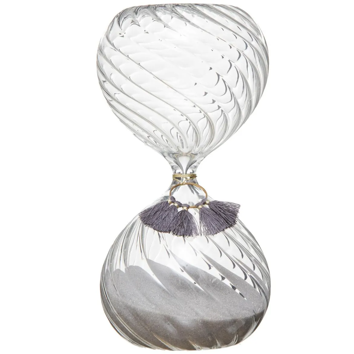 SABLIER POMPON NIGHT H.18.5CM
