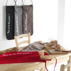 SAC A PAIN 28X70 CM COTON CUISTOT NOIR