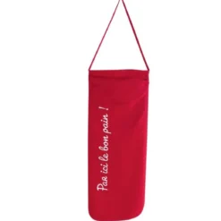 SAC A PAIN 28X70 CM COTON CUISTOT ROUGE
