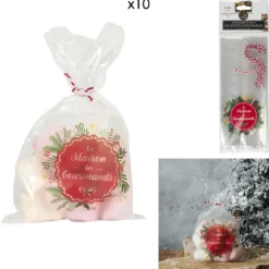 SACHET CONFISERIE NOEL X10