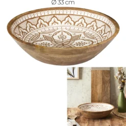 SALADIER MANGUIER DUNE TERRACOTTA D.33CM
