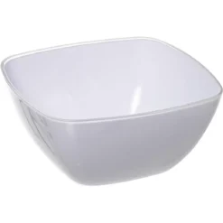 SALADIER SQUARE BLANC 25CM