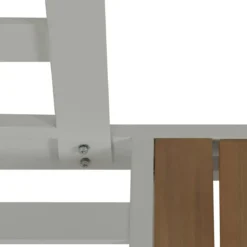 SALON ANGLE PARADIZE BLANC 6 PLACES