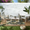 SALON JARDIN ANDRIA 4 PIECES