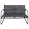SALON JARDIN ESSENTIEL ANTHRACITE 4 PLACES